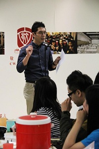 Mr. Terence Lam talking about Music @ CW Chu